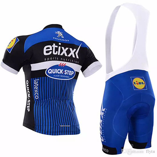 Abbigliamento Etixx Quick Step Blu 2018 Manica Corta e Pantaloncino con Bretelle e Salopette - Clicca l'immagine per chiudere